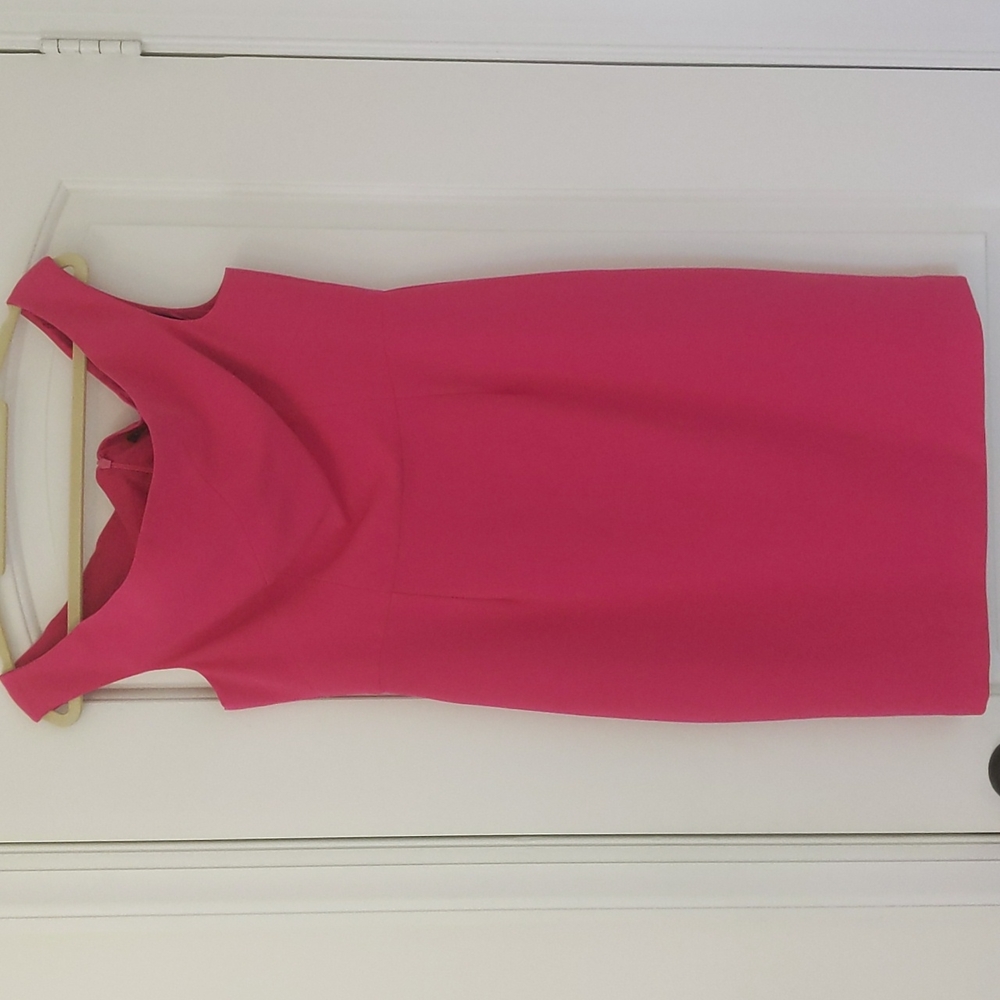 Black Halo Claire Sheath Dress in Fuchsia Size 12